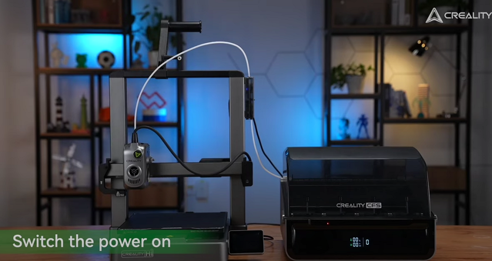 3d printer power on