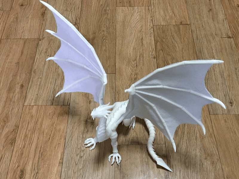 3D Printing Seven the Articulated Dragon