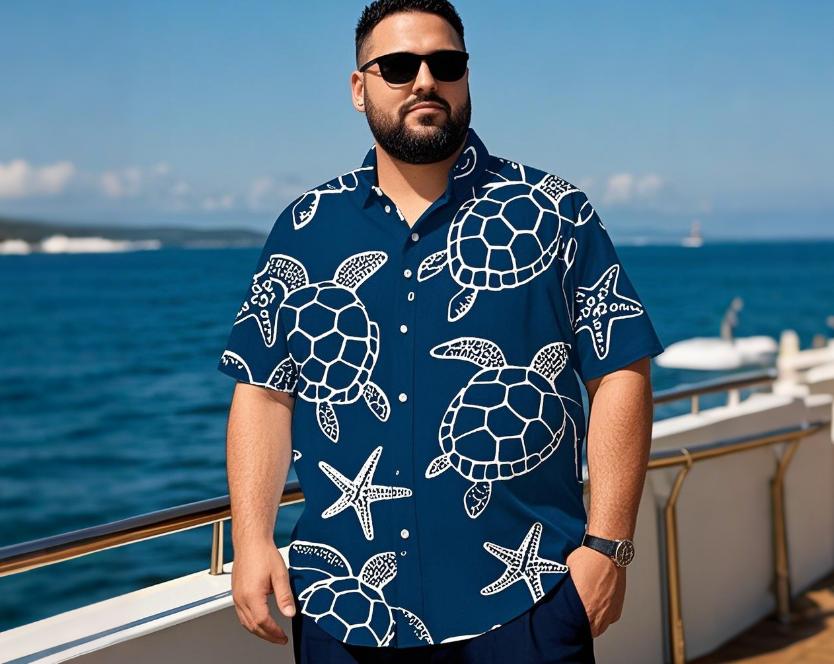 big men’s Hawaiian shirts
