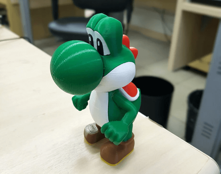 3D Printing Yoshi from Mario Games