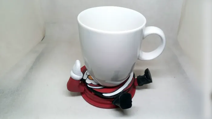 Santa Claus Articulated Cup Holder
