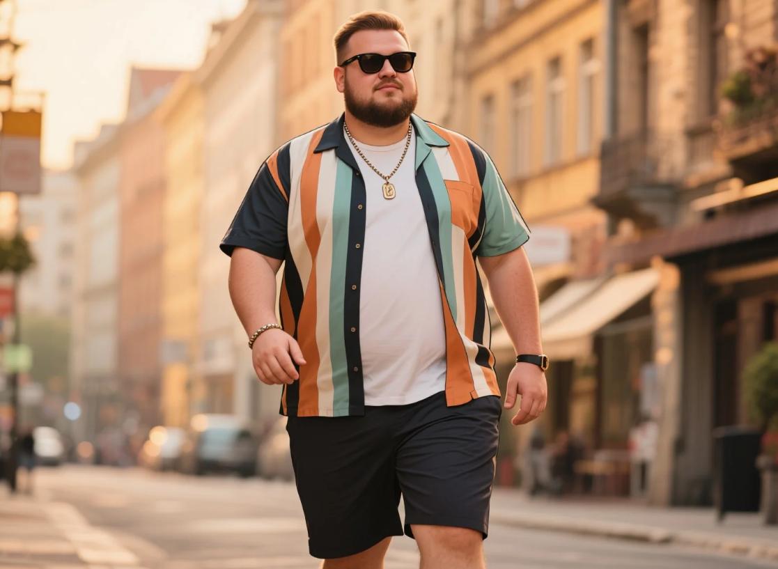 street style for big and tall men