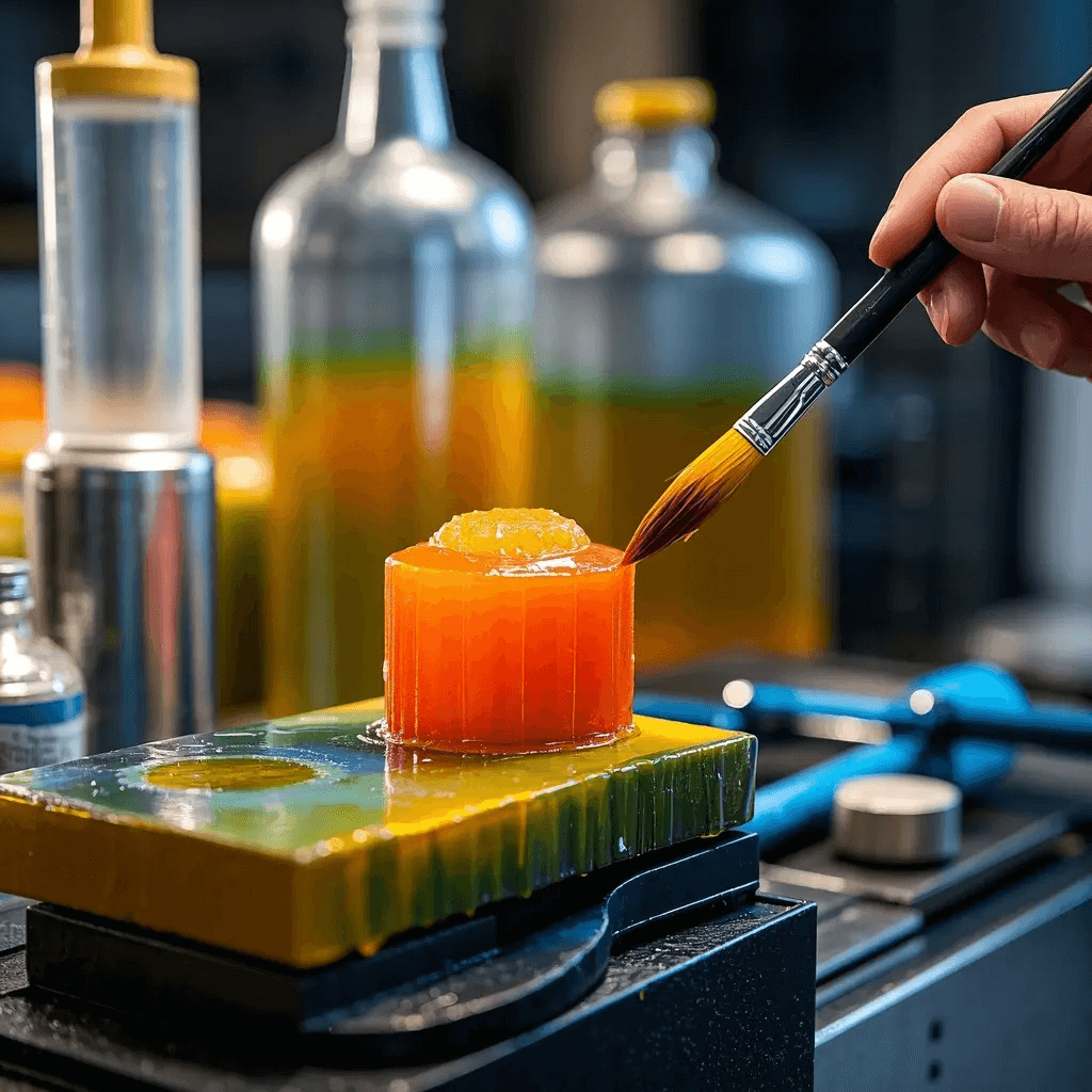 how to make 3d prints smooth with resin