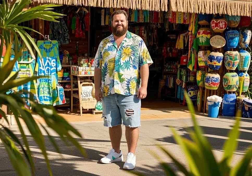 big and tall Hawaiian shirts for travel