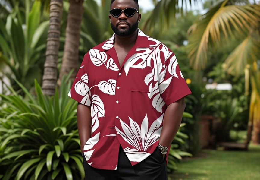 big men’s Hawaiian shirts