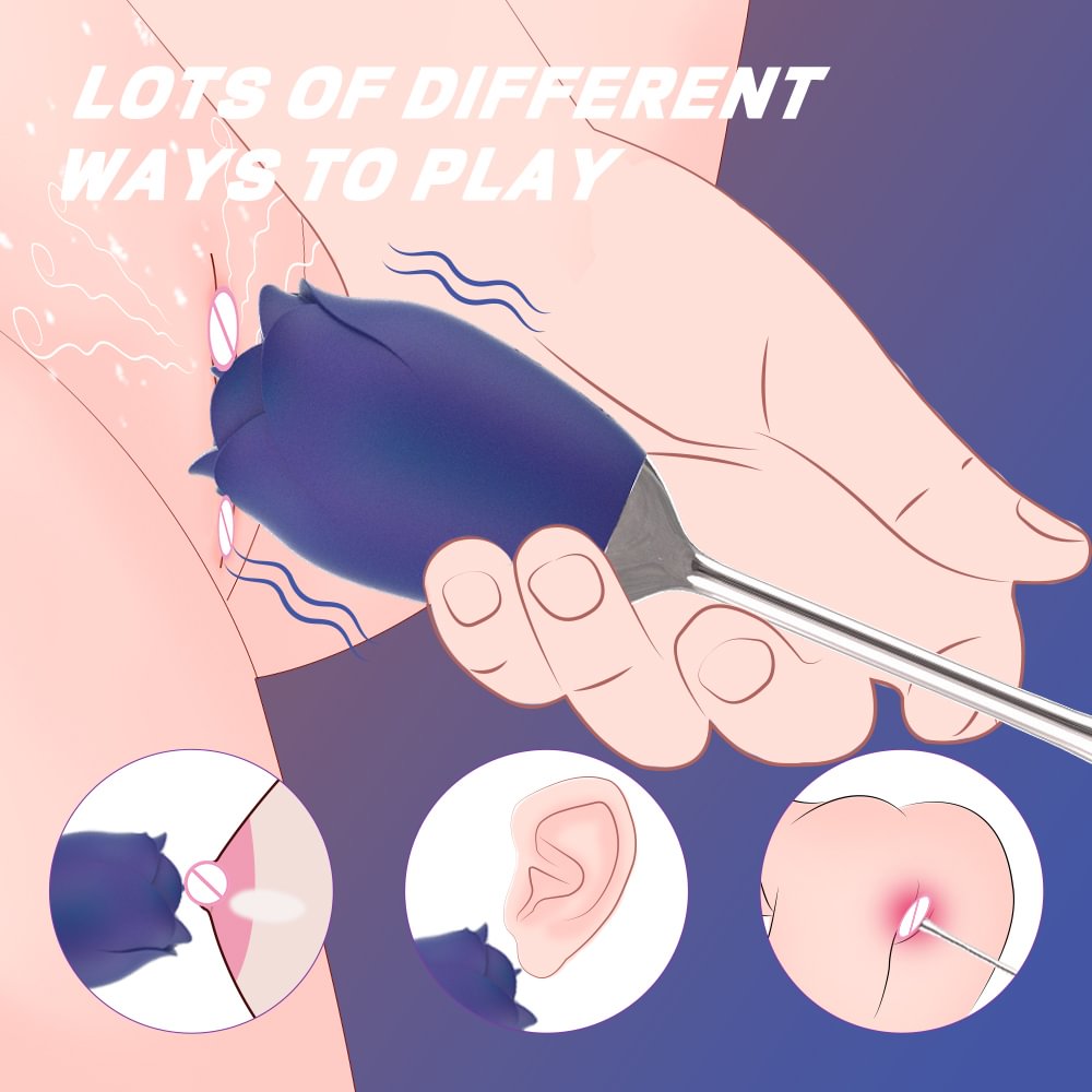 rose vibrator · portable sucking and vibrating rose toy