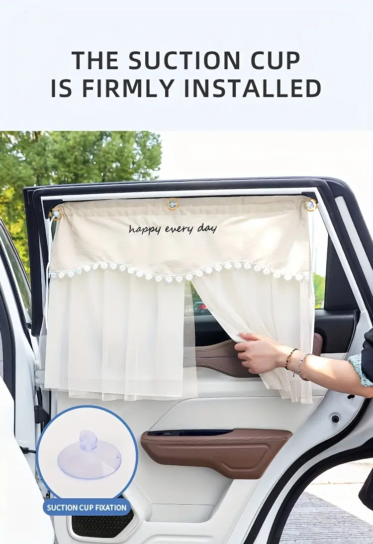 1pc car curtain car sunscreen sunshade blackout   car privacy curtain universal for womens car accessories details 0