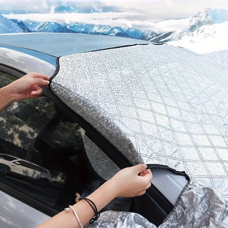 1pc microfiber car sunshade waterproof and dustproof   insulation winter snowproof car supplies anti uv protection car cover for   models details 1