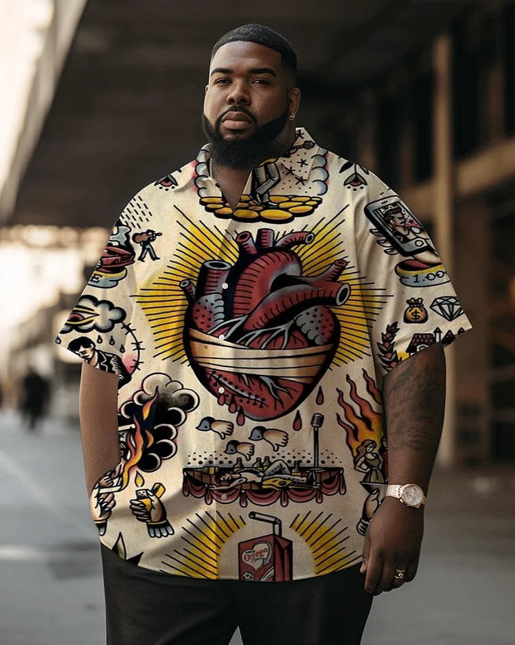 big and tall Hawaiian shirt