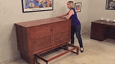 Murphy Cabinet Bed Hardwood Cabinet Transforms Into a Queen Bed Murphy Cabinet Bed Hardwood Cabinet Transforms Into a Queen Bed