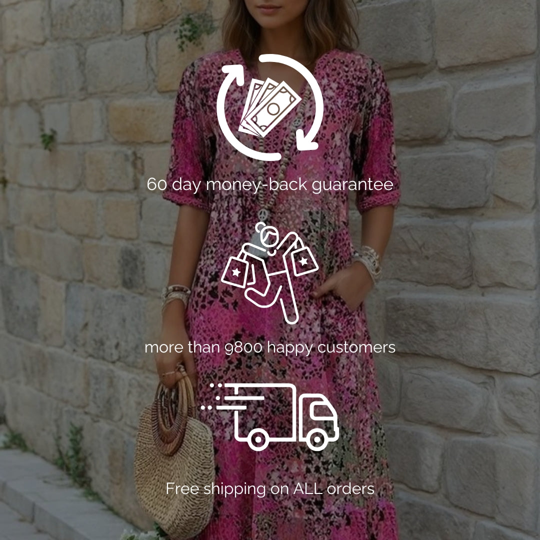 Bright midi dress