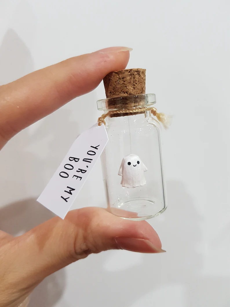 My Boo ghost anniversary mini bottle gift for him gift for image 1
