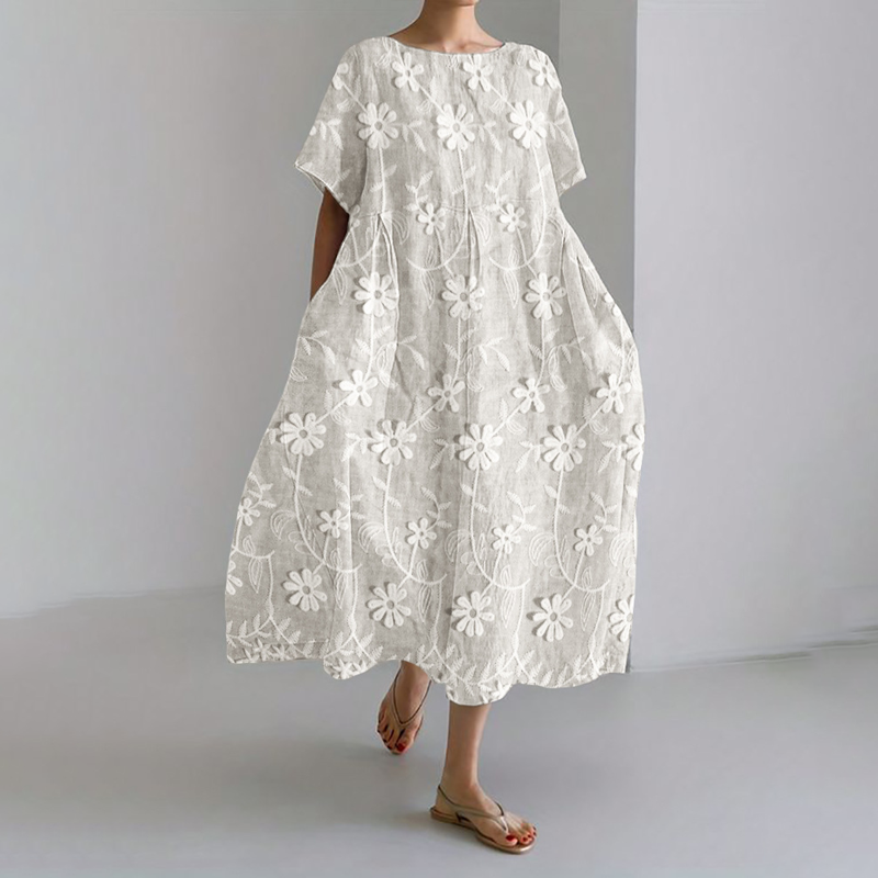 🔥Comfortable maxi dress made of 100% linen