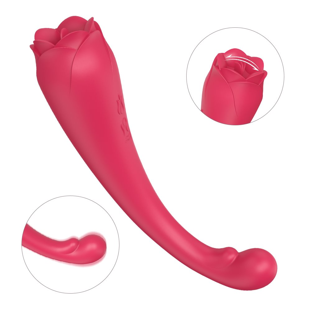 Rose Vibrator · rose toy with powerful licking