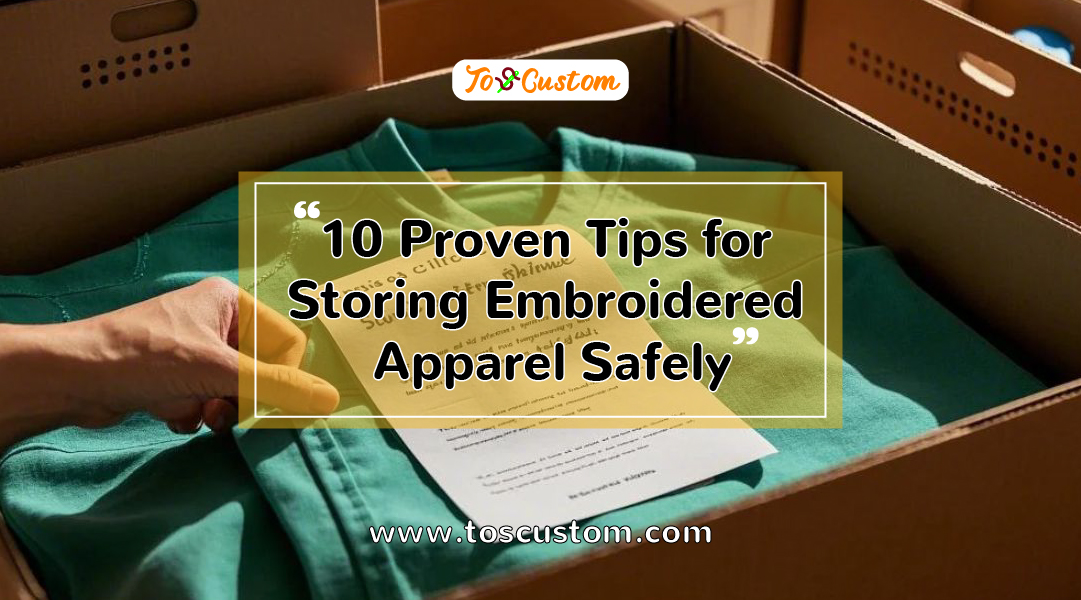TOSCUSTOM™ 10 Proven Tips for Storing Embroidered Apparel Safely