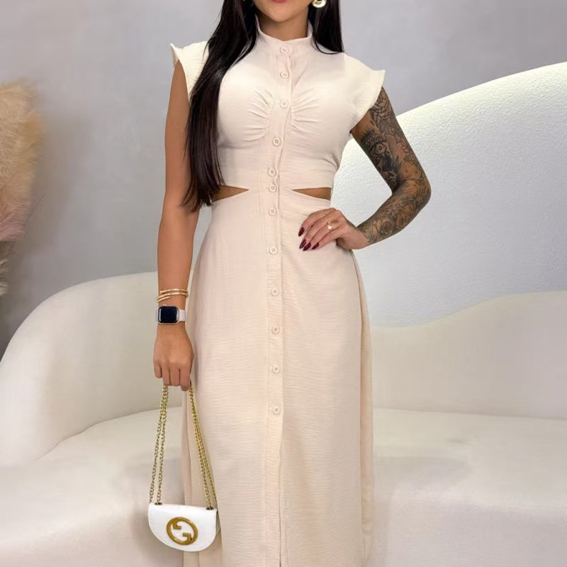 👗Elegant slit dress for women