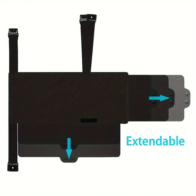 1pc car sun visor with extender front curtain shade universal fit details 3