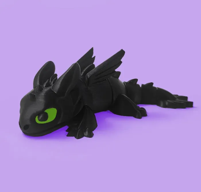 3d printed articulated dragon