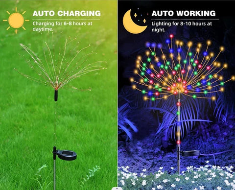 Tegooe Waterproof Solar Garden Starburst Lamp