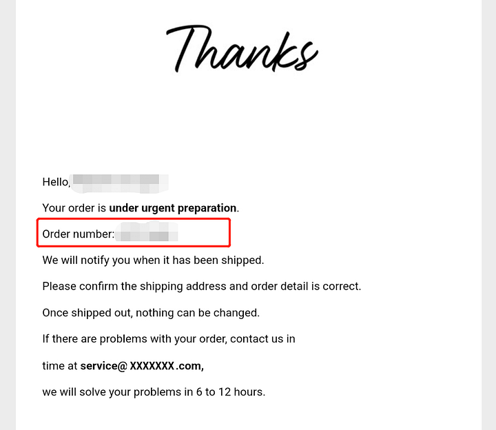 How to track order