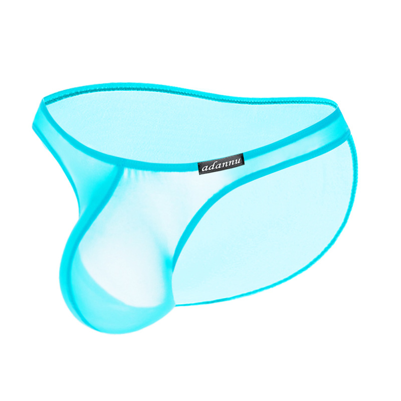 Low-Rise Ultra-thin Transparent Sexy Convex Pouch Briefs