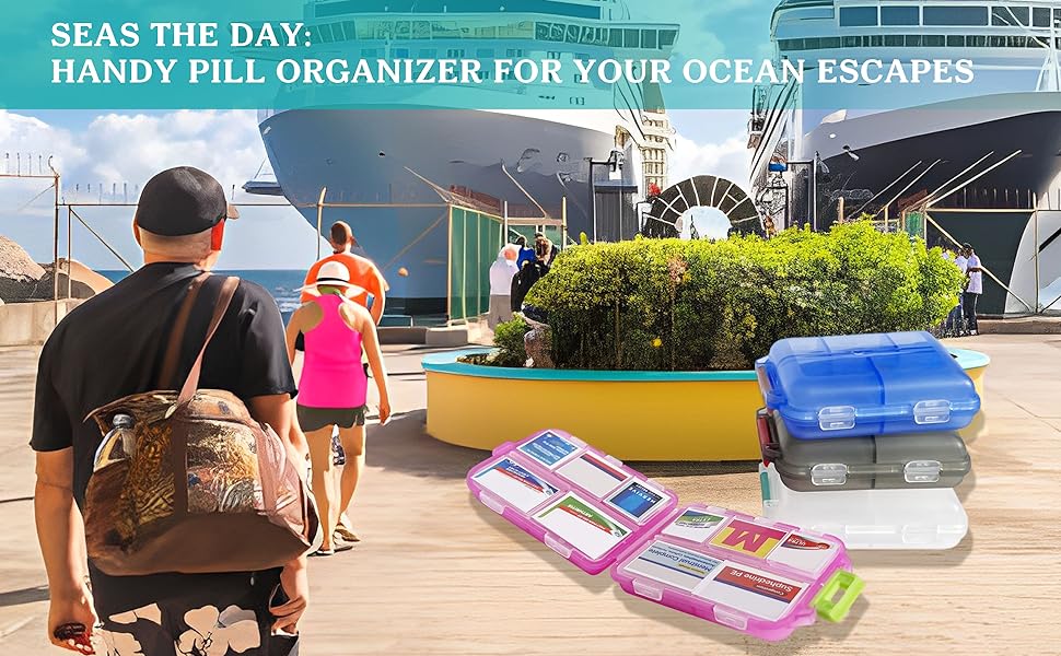 Voyage Vitality: Your Essential Travel Pill Case Set for Smooth Sailing!