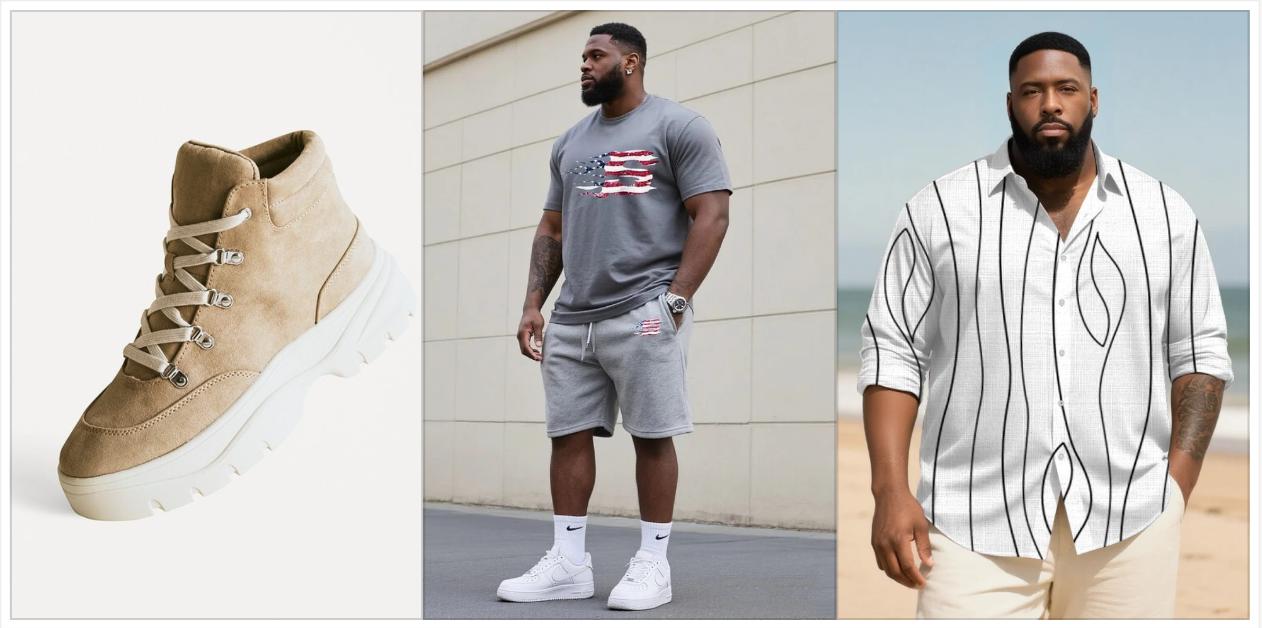big men's  2-piece sets