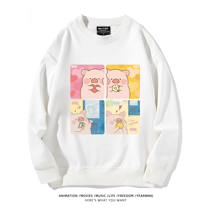 LuLu豬 聯名2024親子情侶裝 圓領長袖