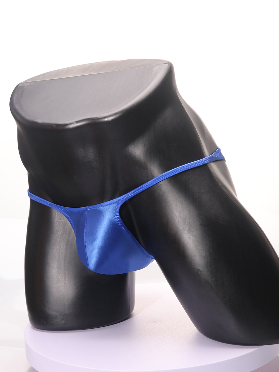 New Men's Low Rise Sexy Satin U-convex Briefs