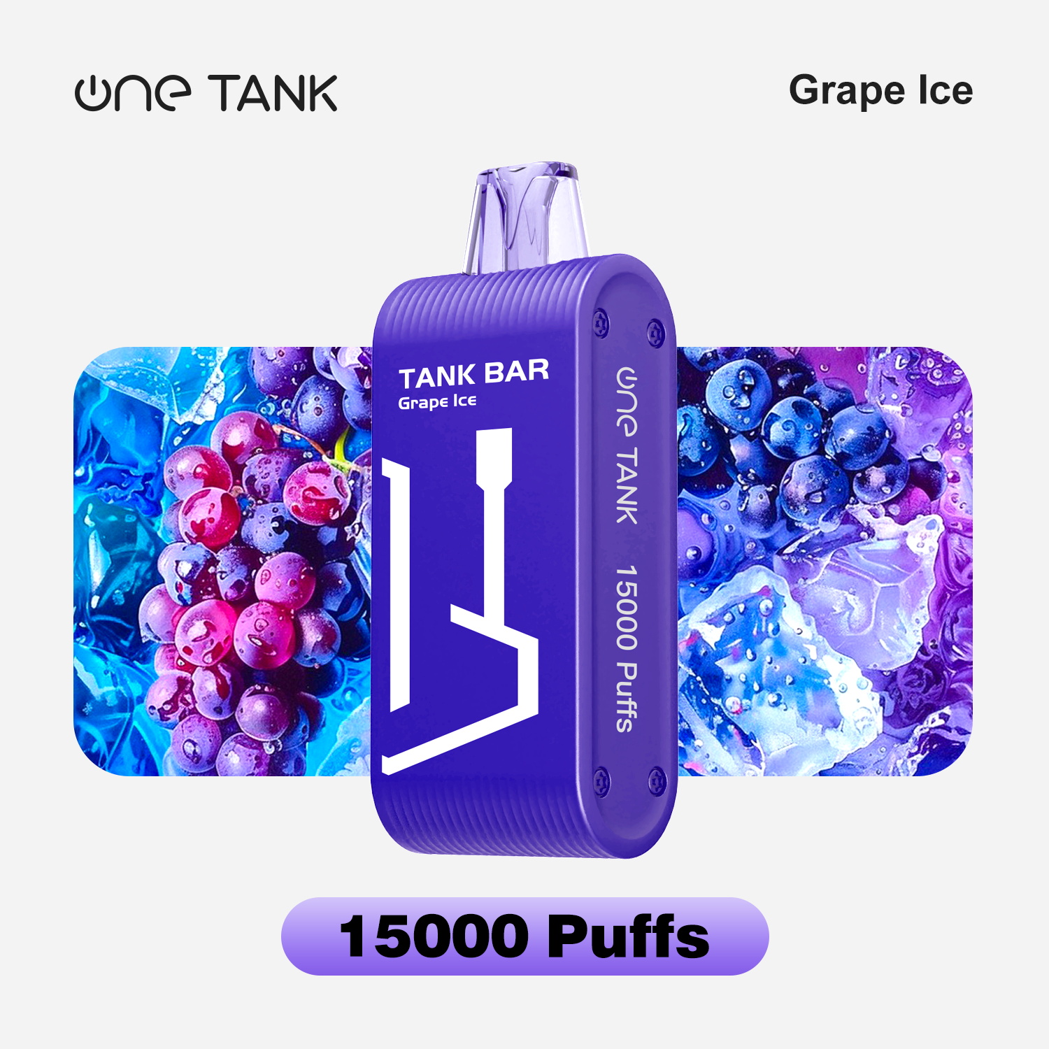 Grape lce flavour tank bar New large screen electronic cigarettes