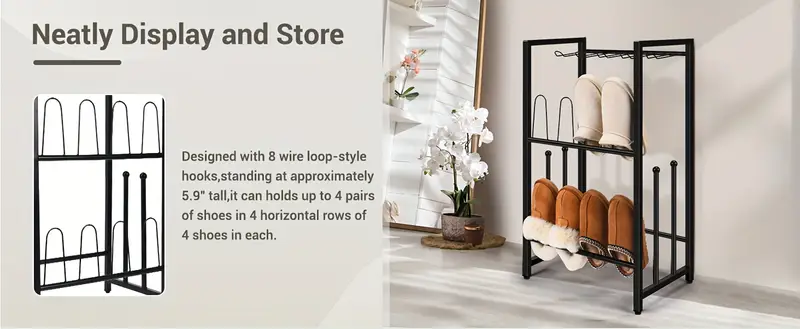 shoe rack storage rack details 2