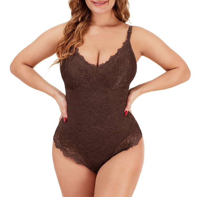 Black Lace Breast Support Adjustable Sexy Shaper with Hook