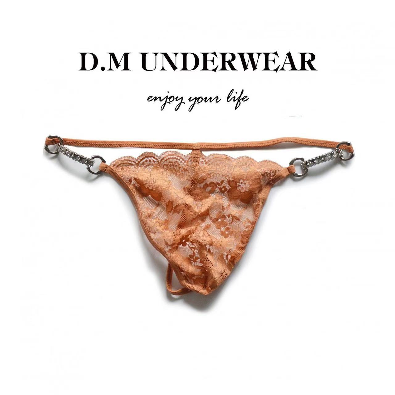 Men's Low Rise Lace Sexy Briefs