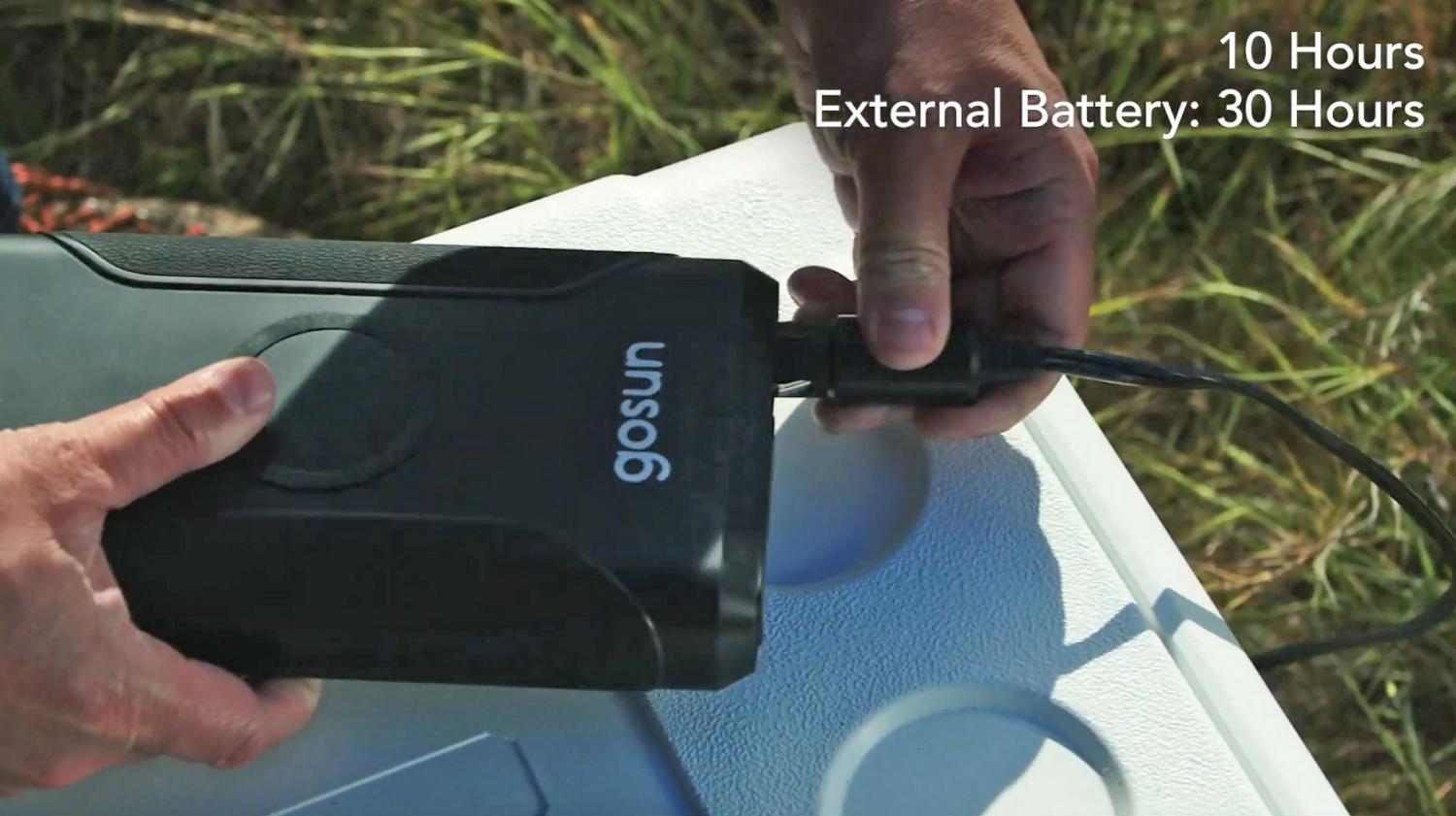 GoSun electric solar powered cooler GoSun electric solar powered cooler