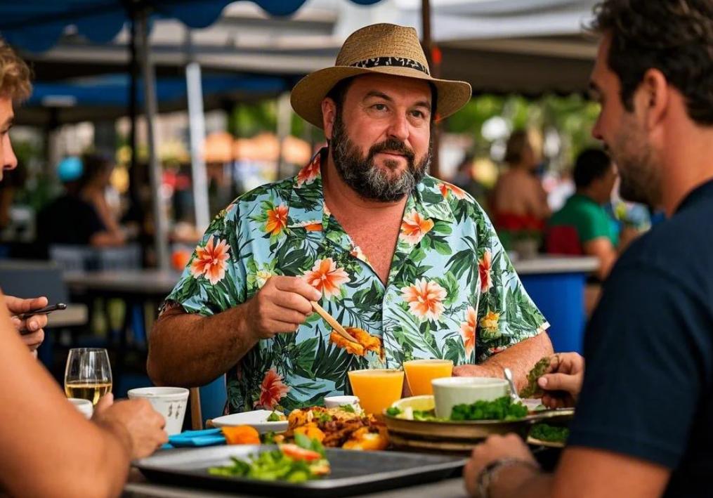 big men's Hawaiian festival shirts