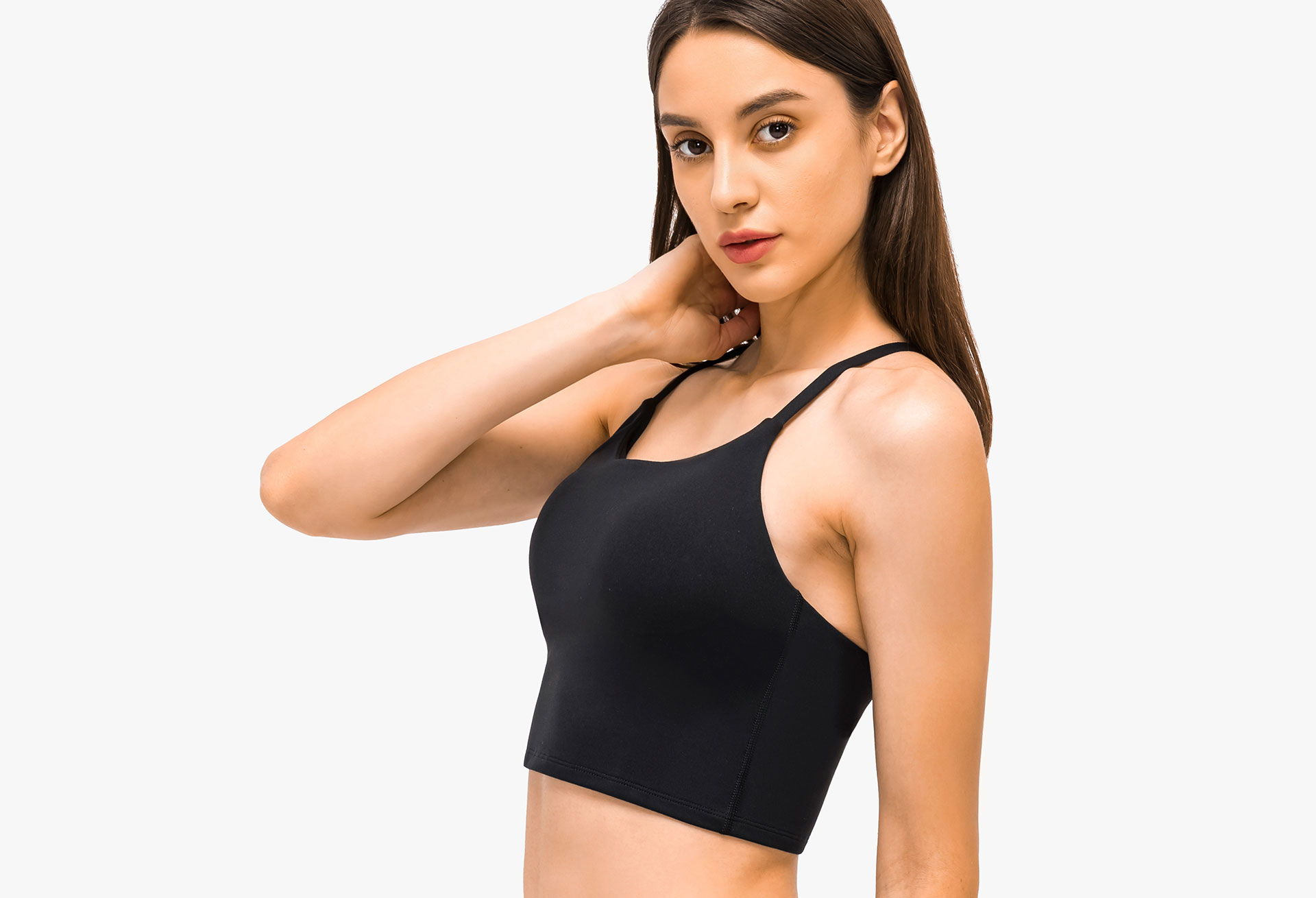 Women's exercise bra black