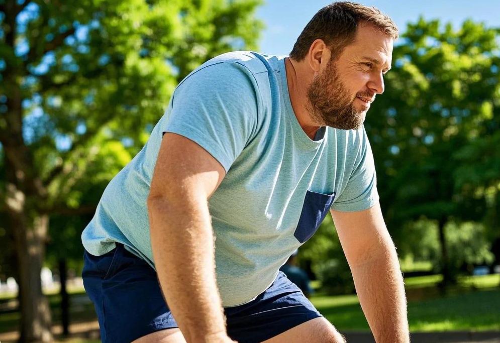 well-fitted big and tall gym shorts for big men