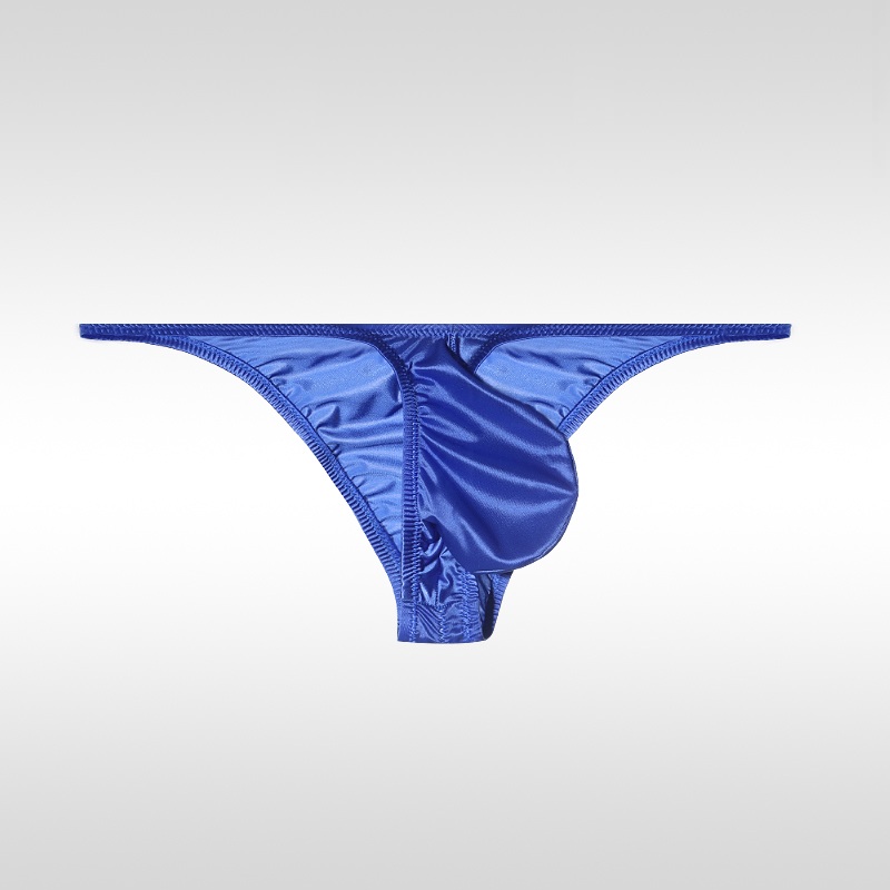New Men's Low Rise Sexy Satin U-convex Briefs