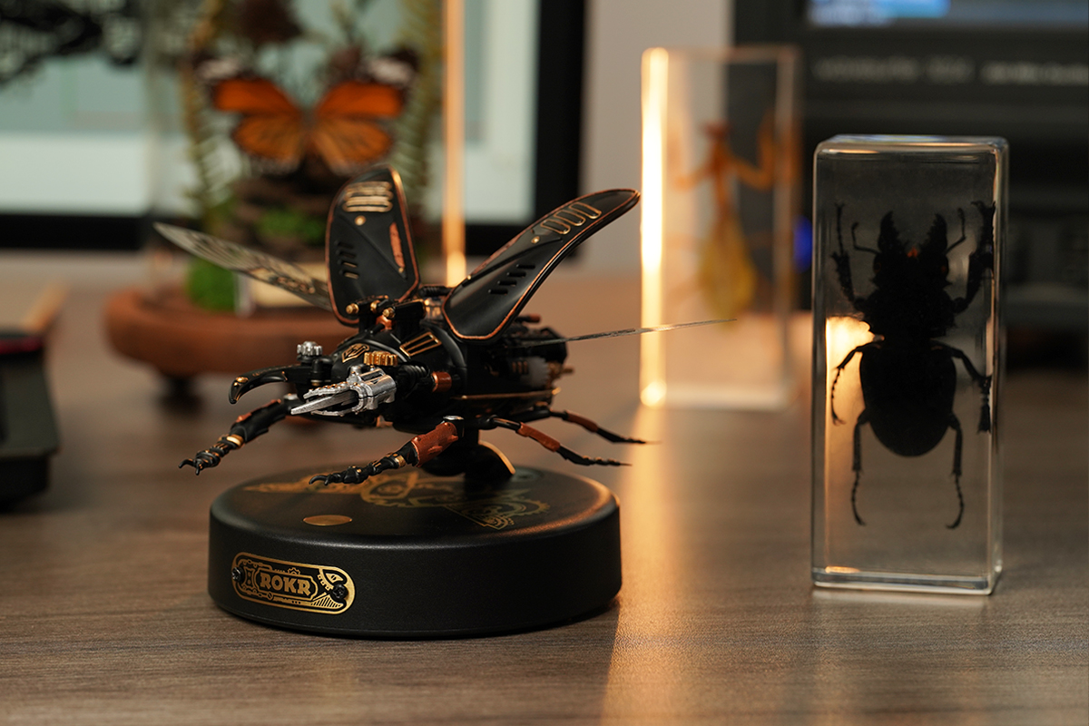 ROKR Mechanical Age 3D Beetle Model, 3D Metal Puzzle