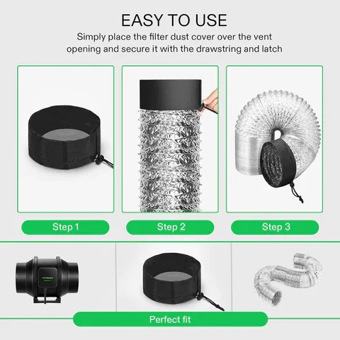 Elastic Mesh Vent Cover for Grow Tents