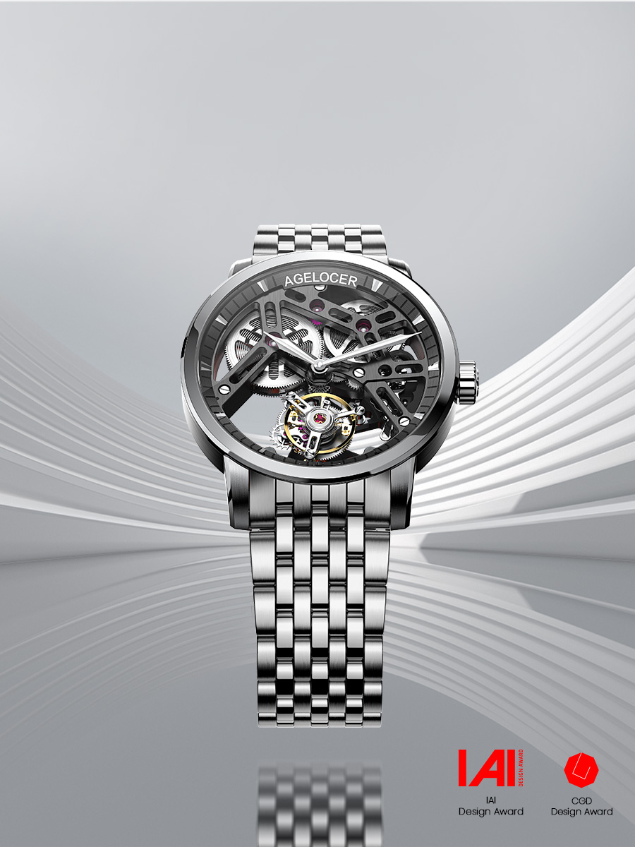 Full transparent sapphire flying tourbillon（Mobile 1）