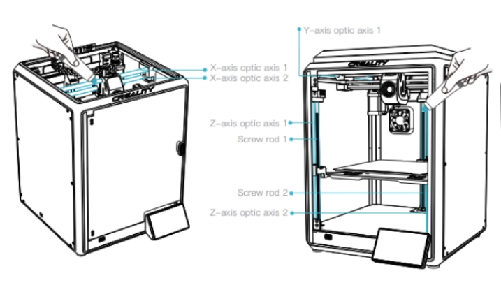 Creality K1 FDM 3Dプリンター 使用時間21時間 Creality K1 FDM 3Dプリンター 超高速造形600mm/s