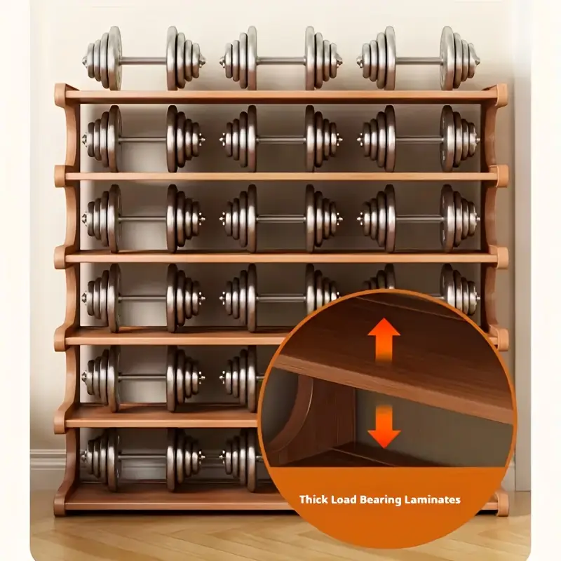 1pc   bamboo shoe rack multi layer freestanding storage rack wood grain   is suitable for   and entrance easy to assemble brown details 1