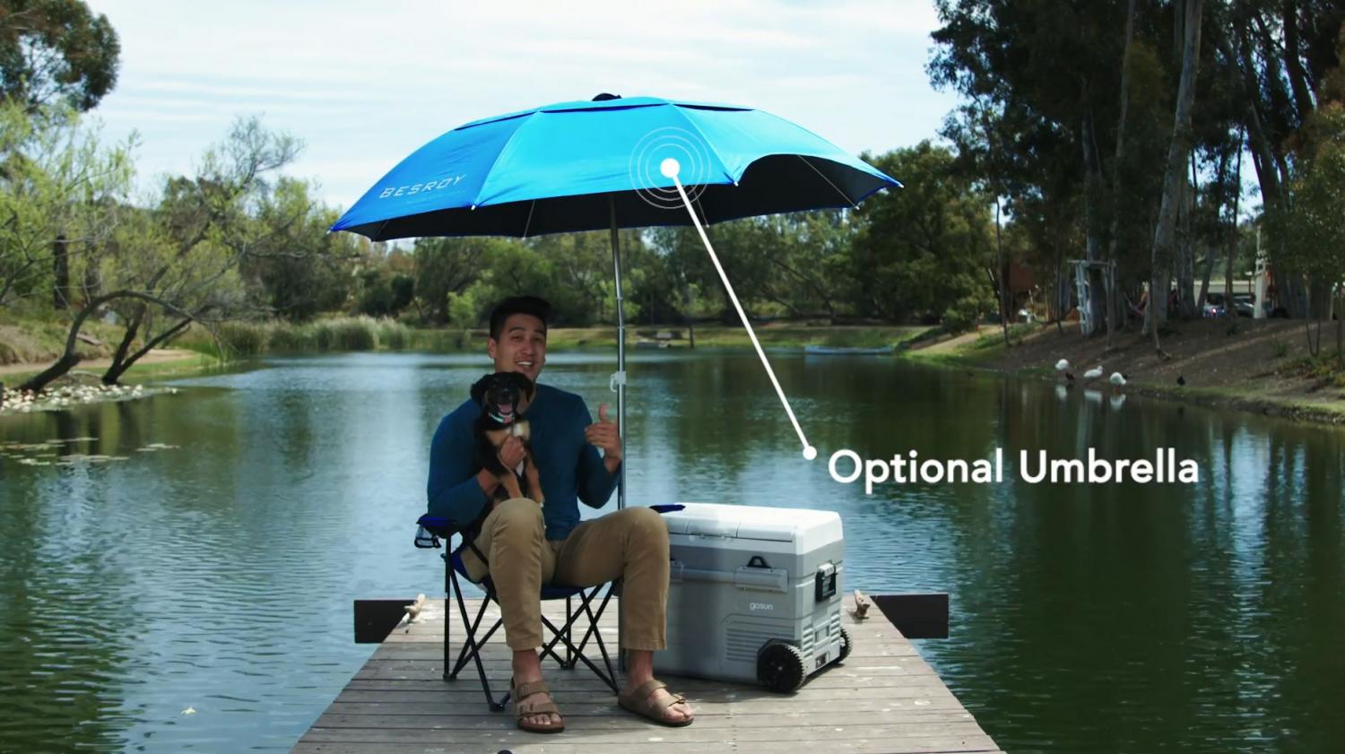 GoSun electric solar powered cooler GoSun electric solar powered cooler
