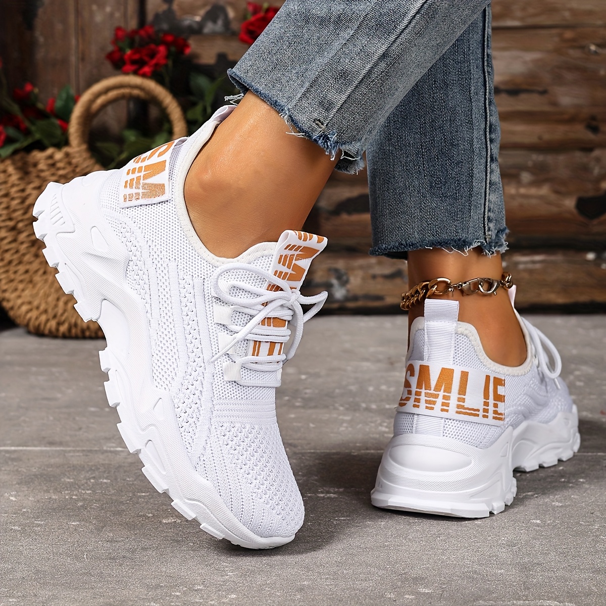 🔥Last Day Promotion 50% OFF - Women's Comfortable Breathable & Lightweight Slip-On Sneakers