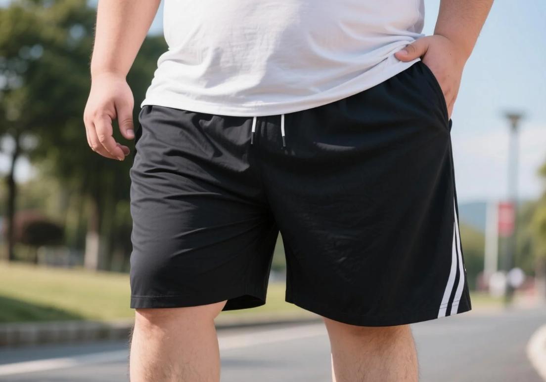 Basketball shorts with elastic waistband