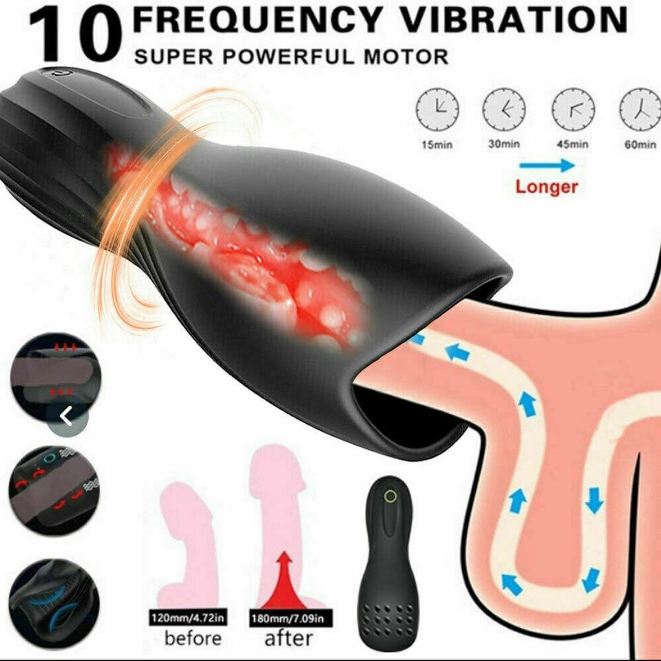 Automata kihangosító férfi maszturbációs csésze Zsebmacska simogató felnőtt szexjáték férfiaknak - Kép 1/12