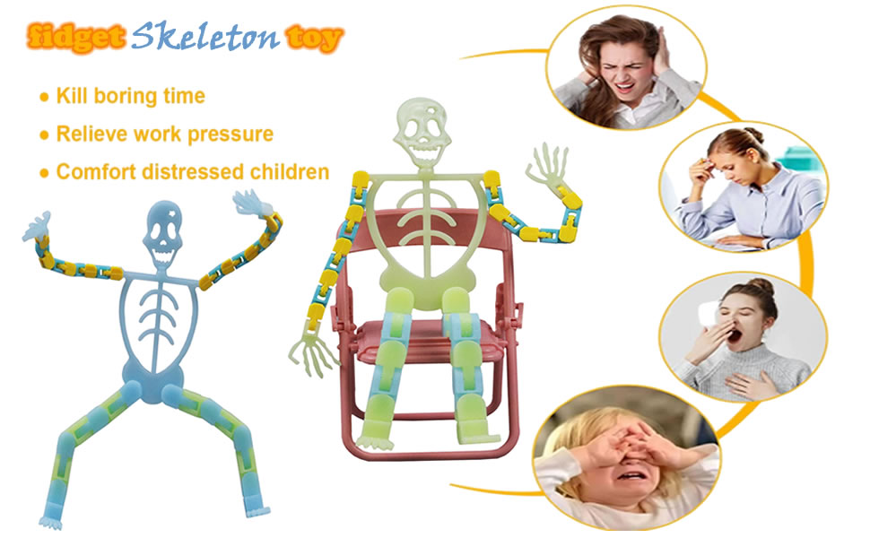 Halloween Toys Fidget Skeleton Toys