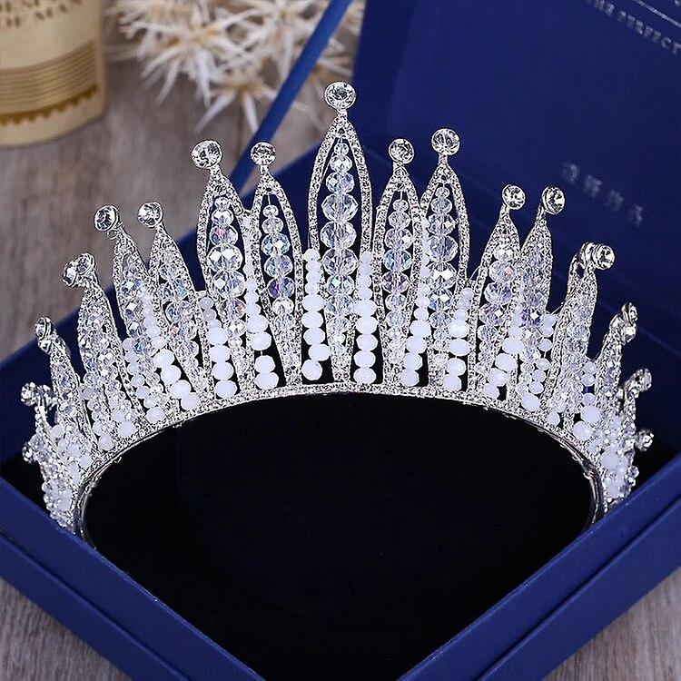 Diverse corone di cristallo color oro argento Sposa Tiara Regina della moda per corona nuziale Copricapo Accessori per gioielli per capelli da sposa