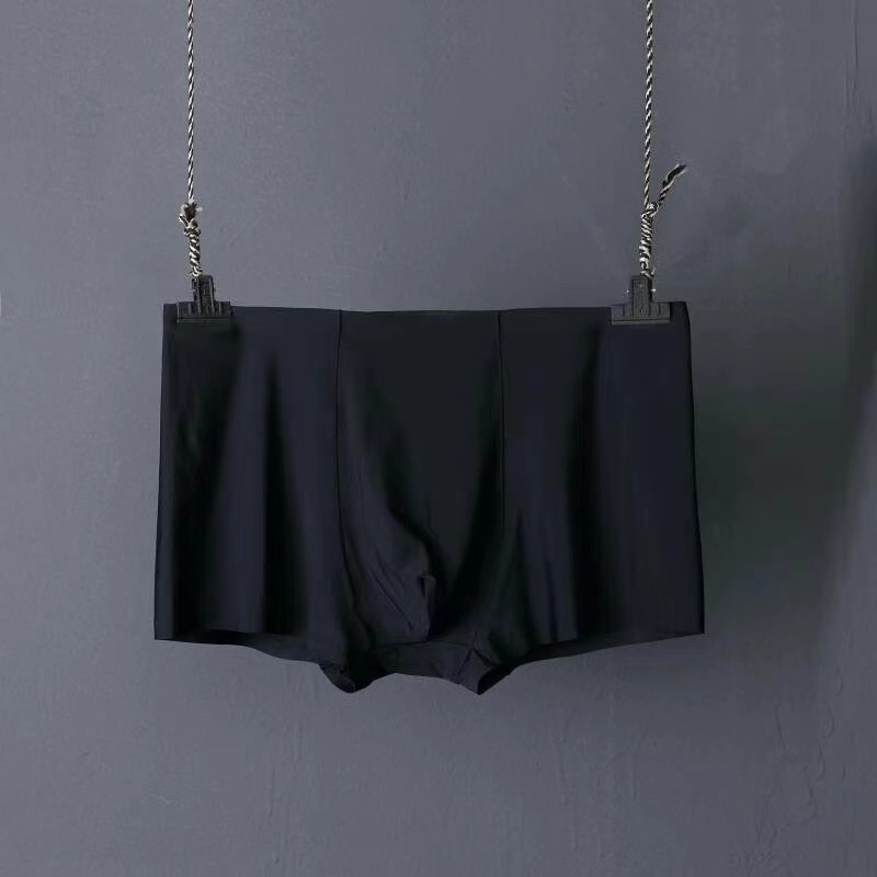 Seamless Ice Silk Ultra-thin Breathable Quick-drying Boxer Briefs
